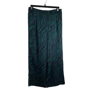 J. Crew Harvey Pleated Wide Leg Satin Pants